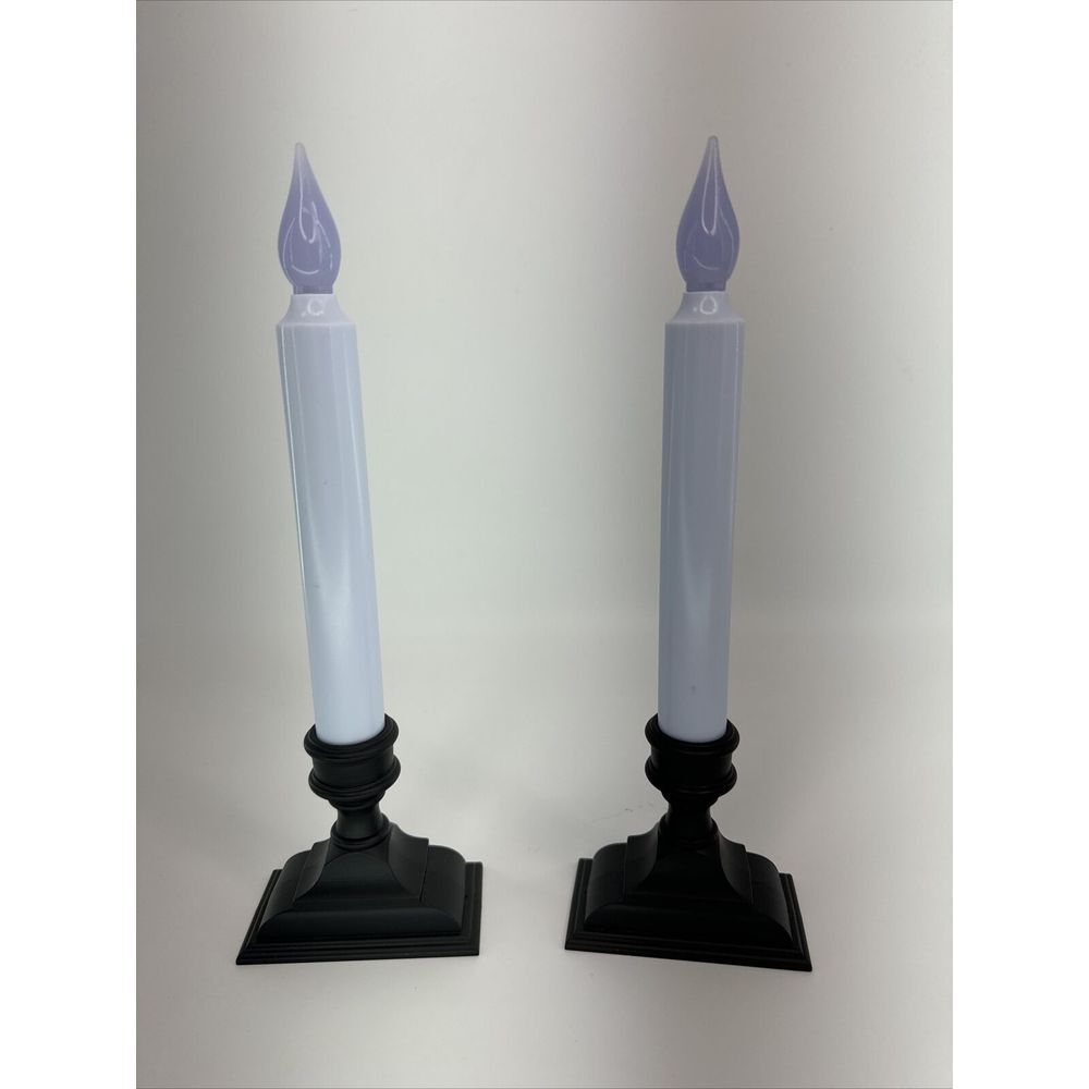 612 Vermont Battery Operated LED Window Candles with‎ Flickering Flame VT-1206A